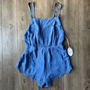 NWT Winston White Jenna Romper in sky blue